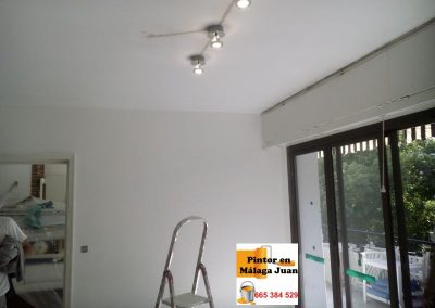Pintura vivienda Marbella e instalación lamparas
