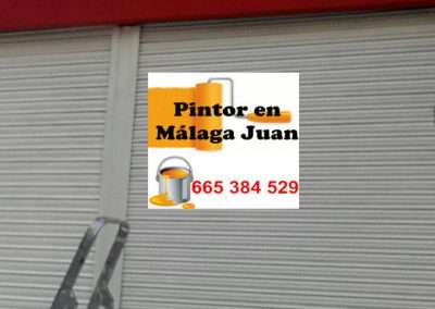 Pintor cortina en local malaga