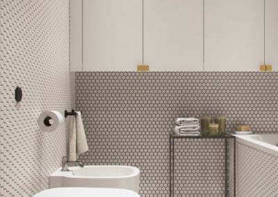 reforma de Baño Moderno minimalista