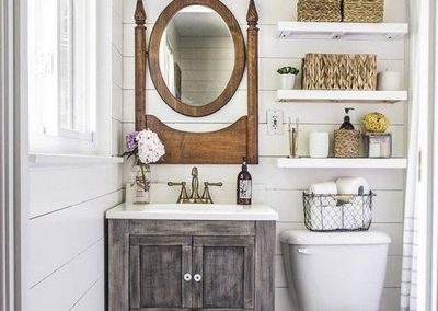 Baño pequeño - Blanco