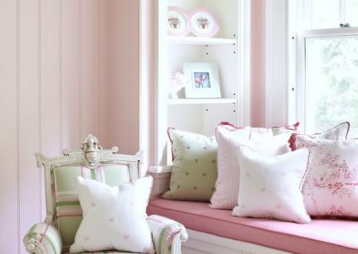 Dormitorio niña rosa